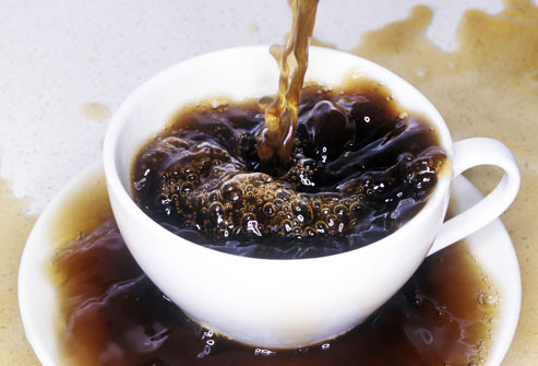 Avoid caffeine to get rid of diarrhea