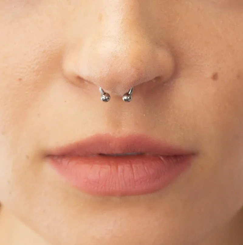 Septum piercing